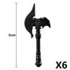 MOC Medieval Building Block Soldier Figure Weapon Accessories Battle Axe Bow Arrow Sword Sheath Shield Assembly Puzzle Brick Toy