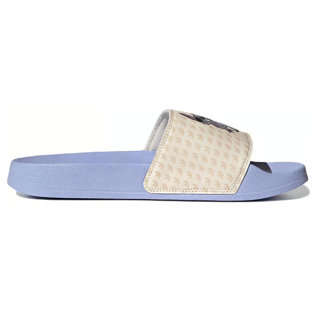 adidas Disney X  Originals Adilette Series Comfortable Non-Slip Rubber Sole Durable Slide Sandals Unisex Footwear Blue HQ6373