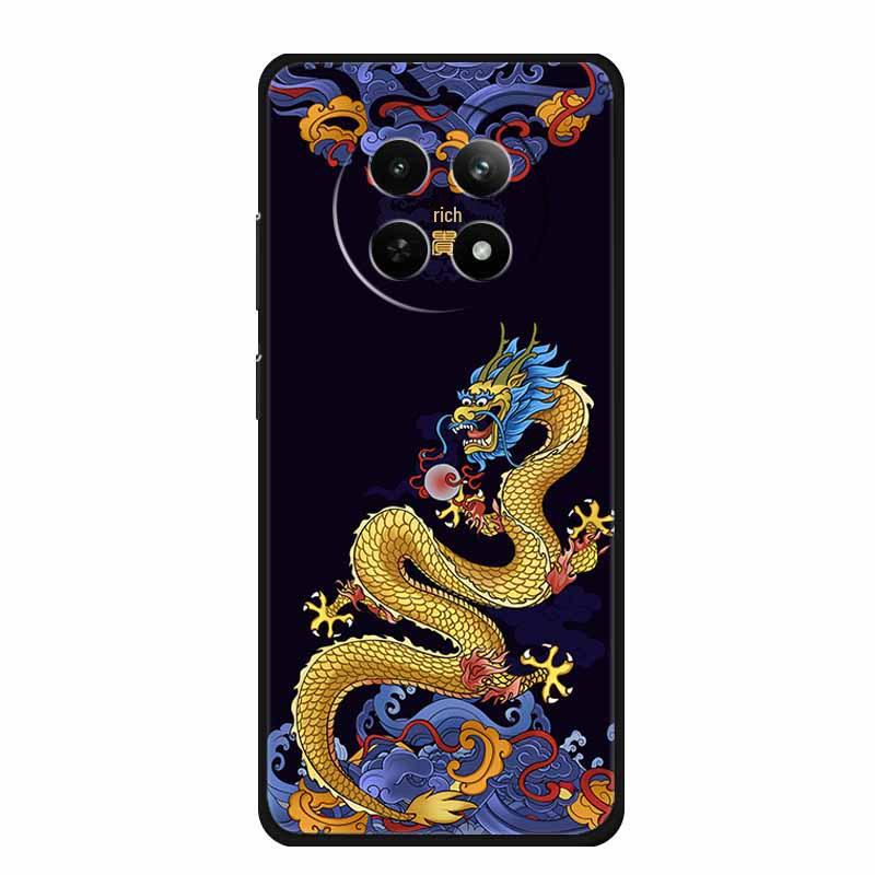 

Embossed Textured Colored Soft Case for Realme 12 5G Phone