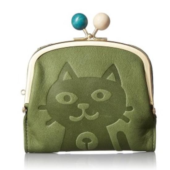 

[Box 21] Juju & Beck Folding Wallet with Clasp 0331313 Green зелений