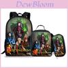 Descendants Laptop Backpack Set With Large Capacity For Students And Daily Use