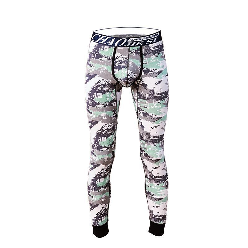 Pánské bavlněné kalhoty slim fit - Hřejivé, trendy podzimní/zimní kalhoty