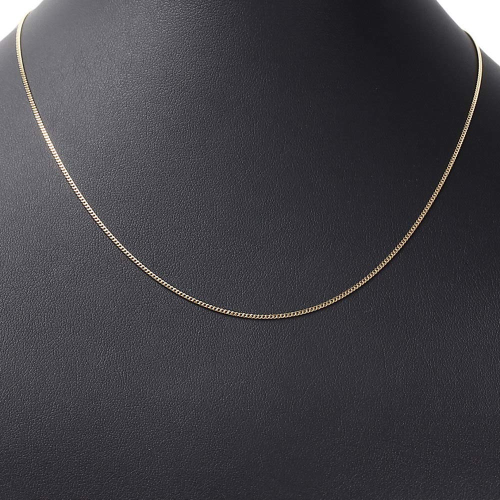 18k gold kihei with mint certification mark 18k kihe necklace, two-sided, 2.5g, 45cm, stamp, chain, gold, kihei,