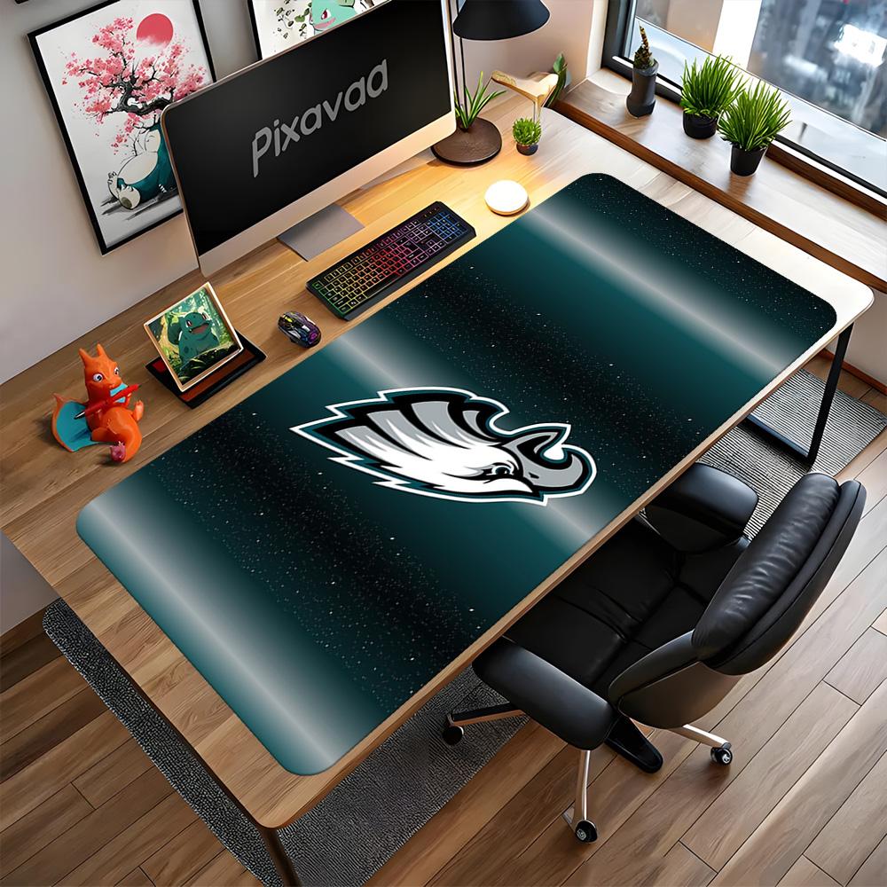Philadelphia Eagles Gaming Mouse Pad Desk Mouse Pad Study Desk Mat Nonslip Rubber Bottom Computer Desk Office Decoration Accessory