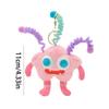 Plush Funny Chenille Sticks Keychain DIY Hair Style Big Mouth Plush Pendant  Earphone Case