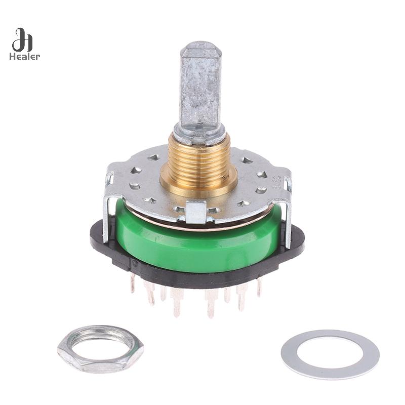 1PC Rotary Switch 4 Pole 12 Position SRRM1C7800 Power Amplifier 1050R 2000 Audio Audio Signal Switch