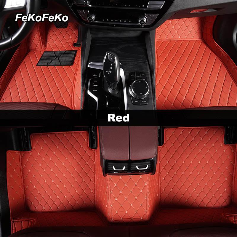 

Custom Car Floor Mats For BMW E65 E66 F01 F02 G11 G12 G70 7Series 730 735 740 745 750 Auto Carpets Foot Coche Accessories 2001-2008 E65-E66 красный