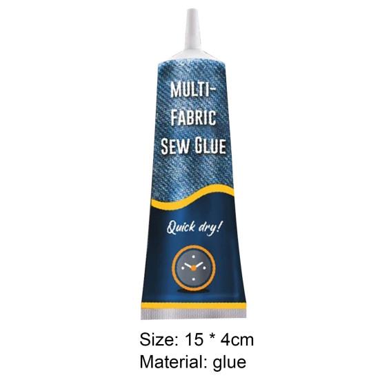 50g Sew Glue Multifunctional No Smell Portable Ultra-stick Quickly Mends Fabric Glue for Home
