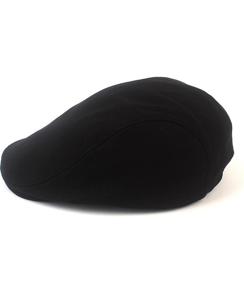 Simple Linen Black Hunting Cap Beret
