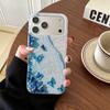 Blue Butterfly by the Sea Phone Case For iPhone 17 17Air 13 16 15 14 11 12 Pro Max Matte Silicone Shockproof Soft Cover Funda