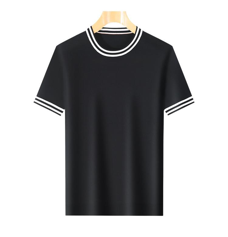 Men's Tencel Cotton & Mulberry Silk Summer Knitted T-shirt