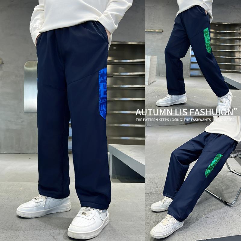 Kids Boys Thick Fleece Lined Windproof Outdoor Hiking Soft Shell Pants