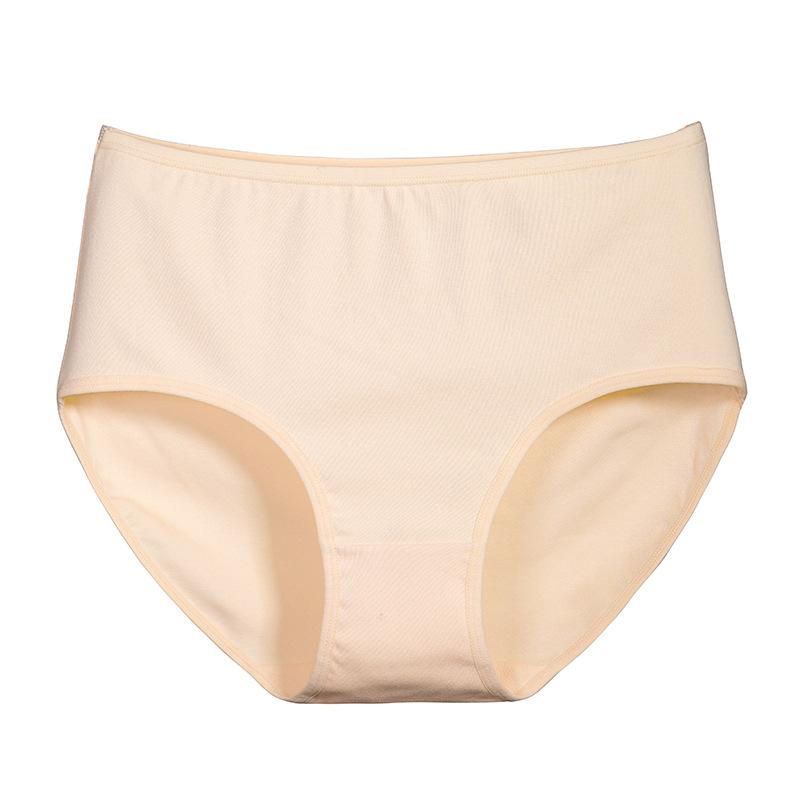 Women's Plus Size Cotton High Waisted Stretch Crotch Panties