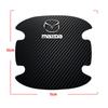 4PCS Car Door Handle Protection Sticker Emblem Car Decoration Styling For Mazda 3 7 8 Atenza Axela 5 6 323 500 RX7 RX8 CX9 CX30 CX7 CX6 CX5