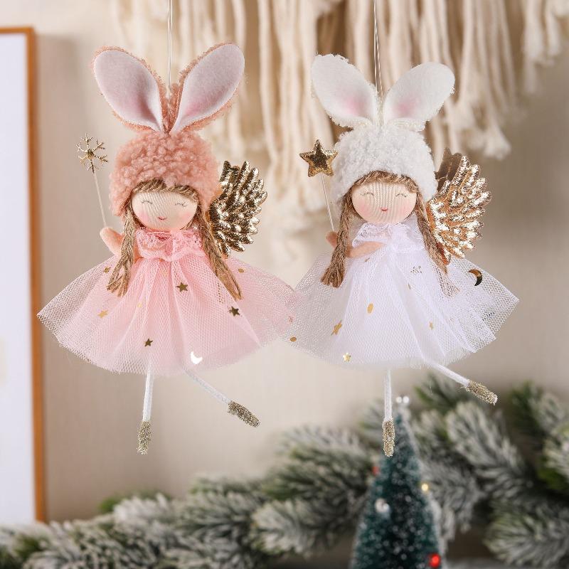 NEW Christmas Angel Doll New Year Christmas Decoration for Home Angel Pendant Christmas Ornament Xmas Gift New Year 2025 Navidad