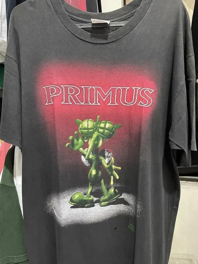 Primus vintage rock band tour short sleeve black color classic shirt S-5XL Unisex T-Shirt XXXL