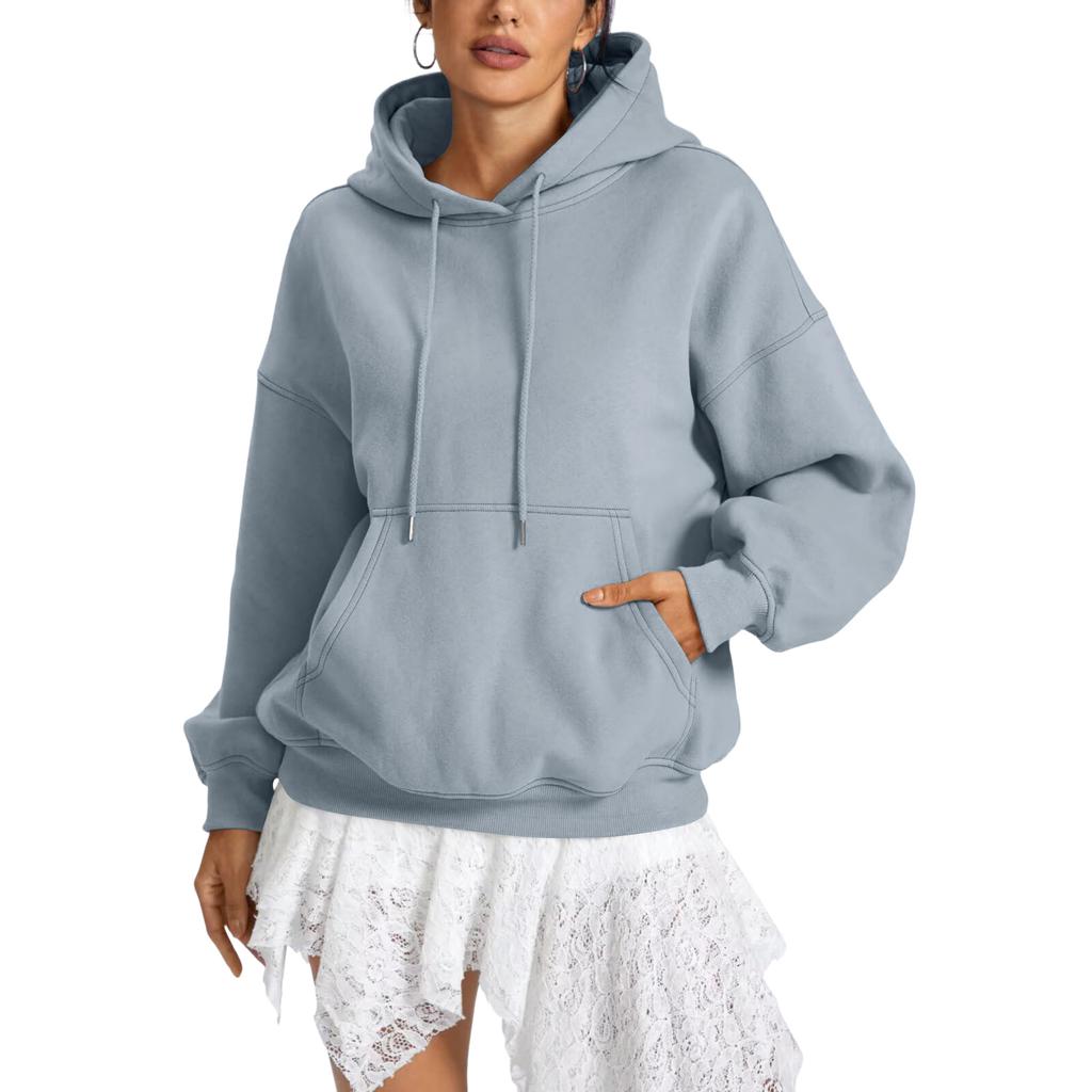 Women's Loose Fit Long Sleeve Pullover Hoodie Casual Sweatshirt for Everyday Wear