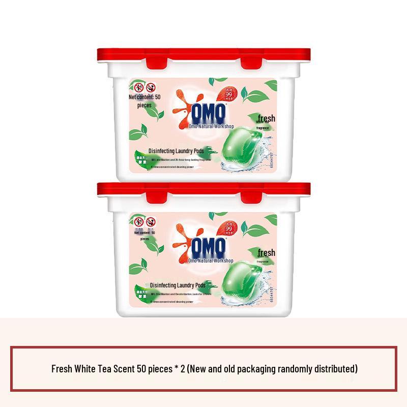 Mystic Lavender 3-in-1 Laundry Pods: Stain Remover, Sterilizer, Mite Remover with Long-Lasting Fragrance.