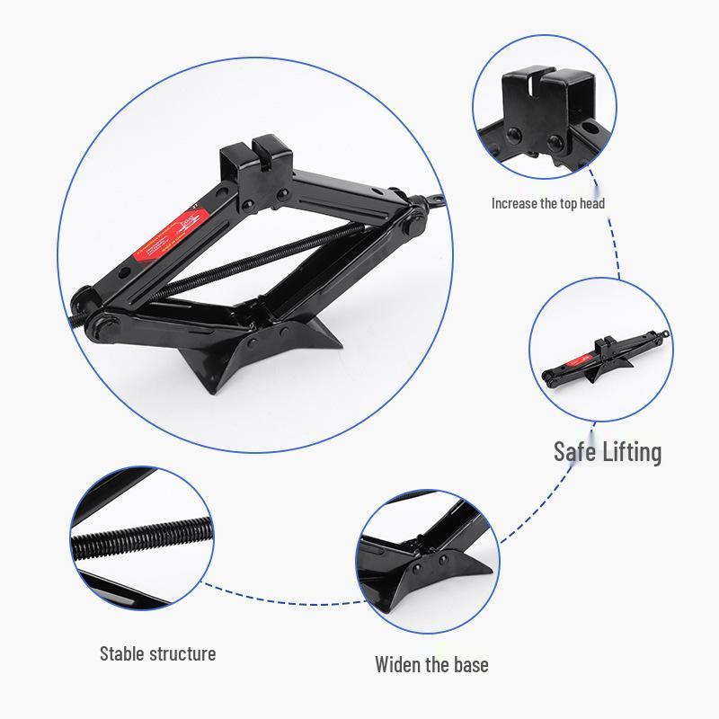 2T-3 Ton Scissor Jack for Small Car Tire Changes