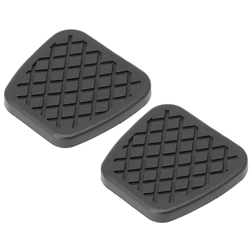 Pad Brake Clutch Pedal Replacement Rubbers 2pcs Black Easy Installation Motorcycle Accessories For Honda For Civic