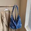 Denim Multifunctional Backpack Women's Large Capacity Tote Bag Shoulder Bag