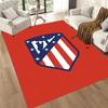 Atletico Madrid Teppich Geeignet für Spielzimmer Schlafzimmer Spielzimmer Außenbereich Rutschfester Teppich Anime Bürodekoration Perfekte Geburtstags-Weihnachtsgeschenkidee