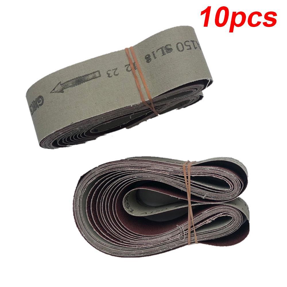 Buy 10x Metal Sanding Belt Sandpaper Polishing Pads Set 60 120 150 240