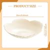 Decorative Fruit Bowl Bread Salad Dish Pasta Desk Petal Shape Vegetable Holder for Entry Table Hotel Entertaining Farmhouse Home