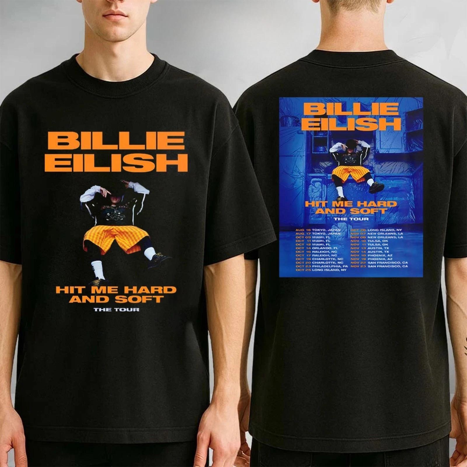 

Billie Eilish Hit Me Hard and Soft The Tour TShirt - Multicolors High-end Luxury Is for Both Men and Women Top Y2k Summer 5XL