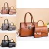 Pu Leather Large Capacity Tote Bag For Women With Multiple Pockets For Daily Use