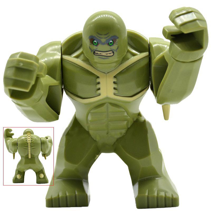 Superheld Echse Mini Anime Puppe Rächer Superheld Hulk Baustein Puppe Junge Spielzeug Kindergeburtstagsgeschenk