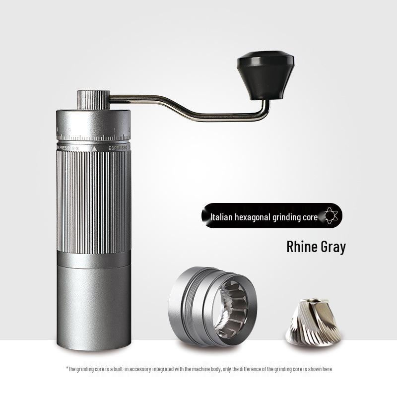 Manual Hand-Crank Coffee Grinder for Home Use