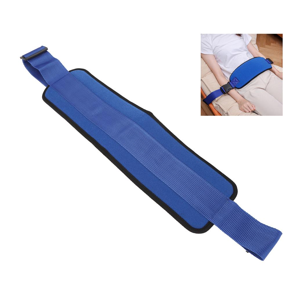 Wheelchair Seatbelt Lightweight Safe Protection Widen Design Blue Chair Restraints Straps for Hospitals Nursing Homes