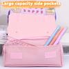 Kawaii Pencil Case Large Capacity Stationery Bag Student Pencil Bag Back To School for Gril School Office Supplies Stationery