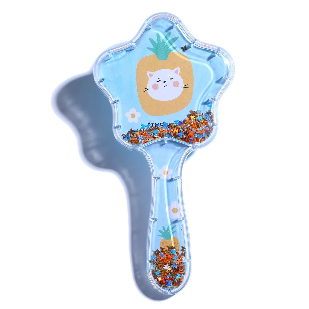 Cartoon Magic Comb Anti-static Massage Scalp Brush Hair Brushes Shower Massage Hairbrush Comb Sparkling Powder Comb