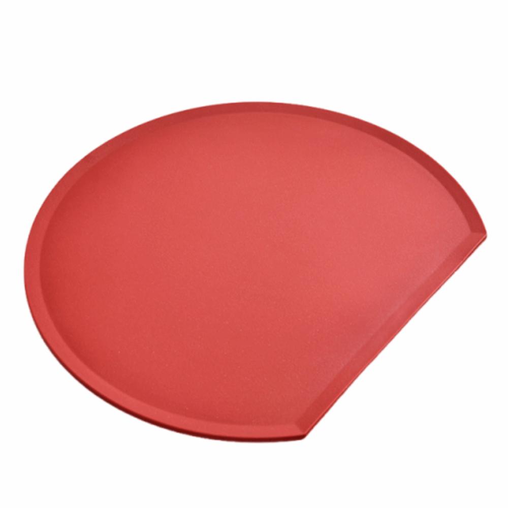 Anti-Bacterial Semi-circular Cutting Board TPU Kitchen Chopping Block  Kitchen Use 31x26.5x20.5cm красный