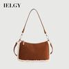 Autumn Winter Retro All-Match Plush Messenger Bag Ladies Portable Working Pillow Bag