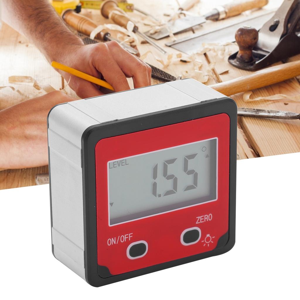 Magnetic Digital Level Meter Angle Gauge Angle Finder Protractor Inclinometer for Garage Woodworking Project