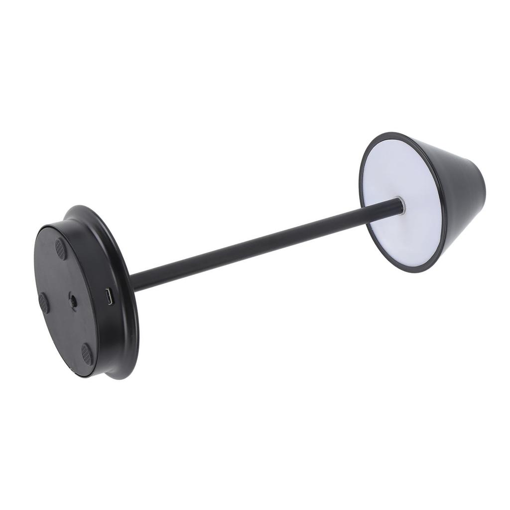 Cordless Table Lamp Modern Iron Art 3 Color Stepless Dimming Portable LED Desk Lamp with Touch Control