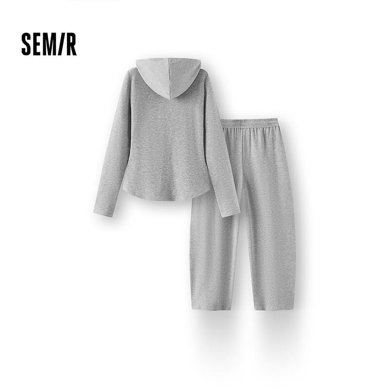 Semir Women's Winter Faux 2-Piece Hooded Fleece Set