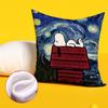 Cartoon Dog-S_SnoopyS Pillow Case Pattern Printed Pillowcase For Living Room Sofa Cushion Cover & Bedroom Decor