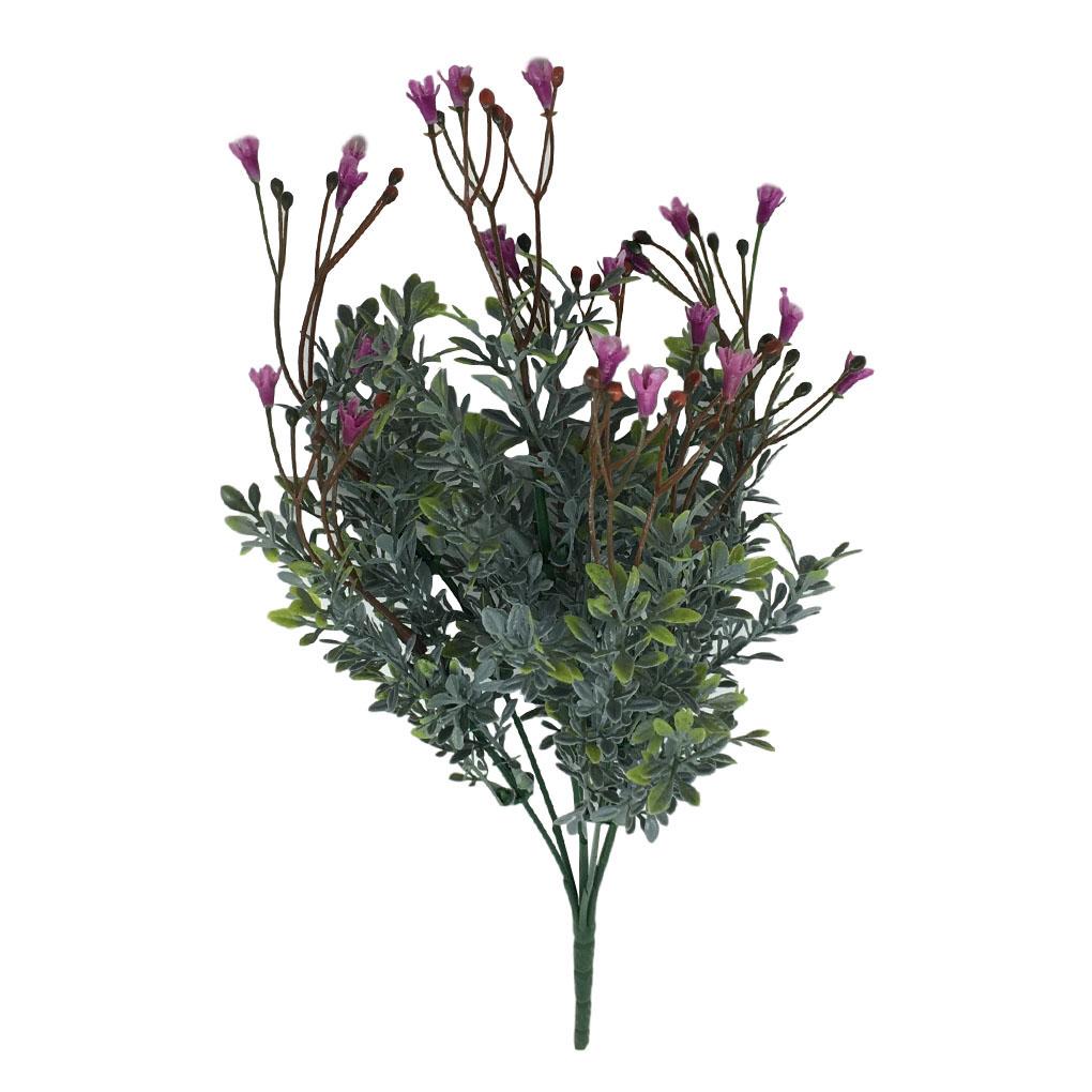 

7-головый искусственный цветок гипсофилы декор для дома и офиса пластиковый цветочный букет розовый