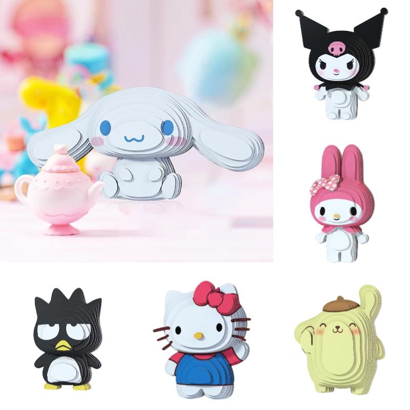 Cute Cartoon Sanrio 3d Paper Puzzle Toy For Children Wholesale