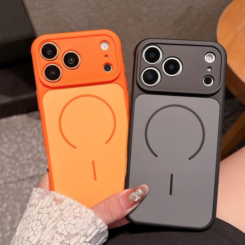Matte Shockproof Bumper Case for iPhone 17 Air 16 15 14 Plus Pro Max 11 Magnetic Wireless Charge Hybrid Armor Hard Cover