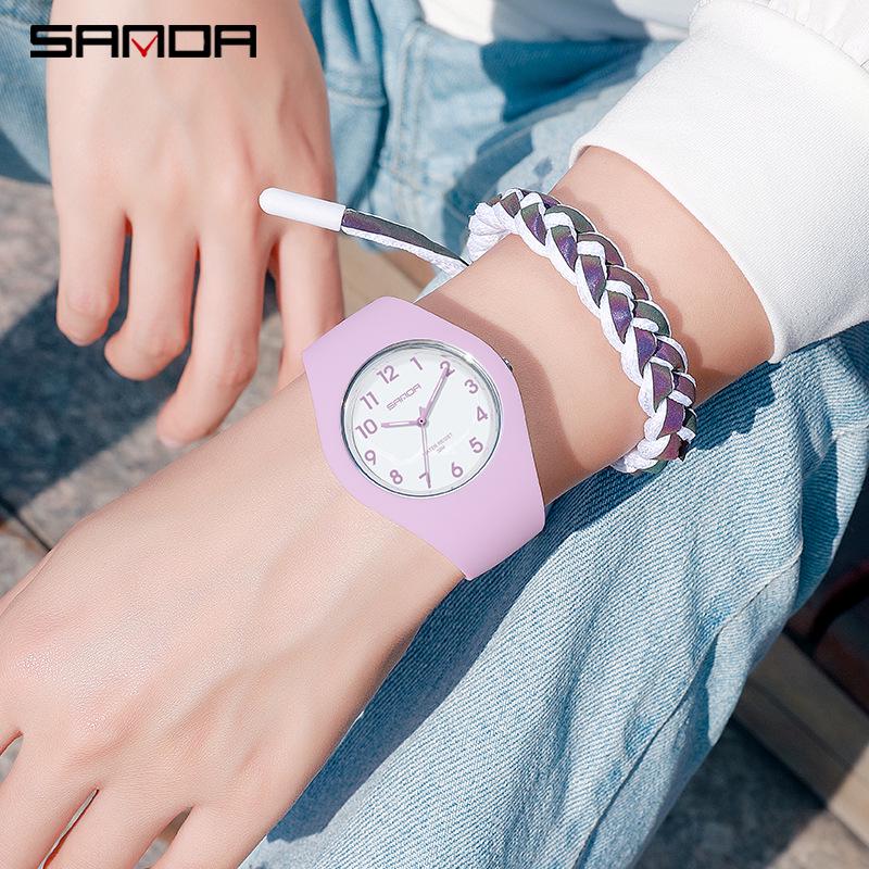 Sanda Trendy Korean Style Digital Sport Watch for Men & Women - Jelly Series