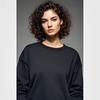 Trendy Versatile Cotton Long-Sleeve Hoodie - Basic White/Black for Autumn/Winter