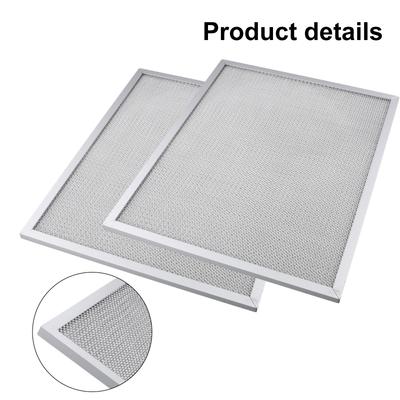 Ersatzset mit 2 Aluminiumfiltern für Dunstabzugshaube Für Robinhood 103793 Passend für Alto RA6WH 600 CHEF RF2A60 RF2A91 RF3A60 Modelle