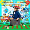 Chugga Chugga Two Two Party Decorations,Train Birthday Decorations&Train Party Tableware-Train Plates Banner Etc Train Birthday Party Supplies