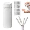 Travel Cosmetic Dispenser Bottle – 4-In-1 Multifunction Toiletry Container With Clear Labels, Minimalist Leak-Proof Design