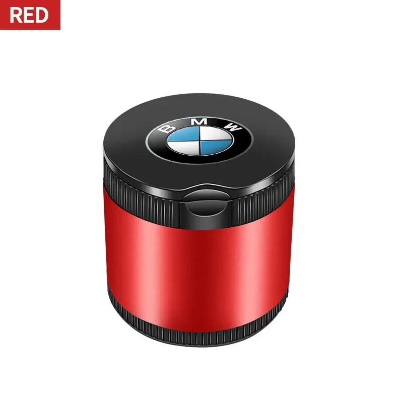 XWFVI1 Car Portable Ashtray LED Light Alloy Ash Tray Aluminum Cup For BMW 1 3 5 Series X1 X4 X5 X7 G20 G38 F20 F39 F48 E46 E60 E36 E39